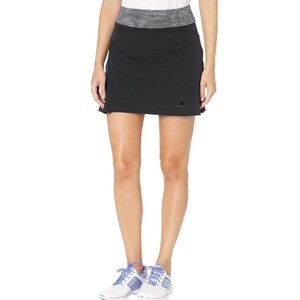 Adidas Women's Black and Gray Patterned Golf Range Wear Skort Skirt Size S